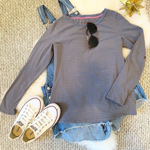 Boden Tops - ✨BODEN Striped Cozy Long Sleeve Shirt Women’s sz. 10✨